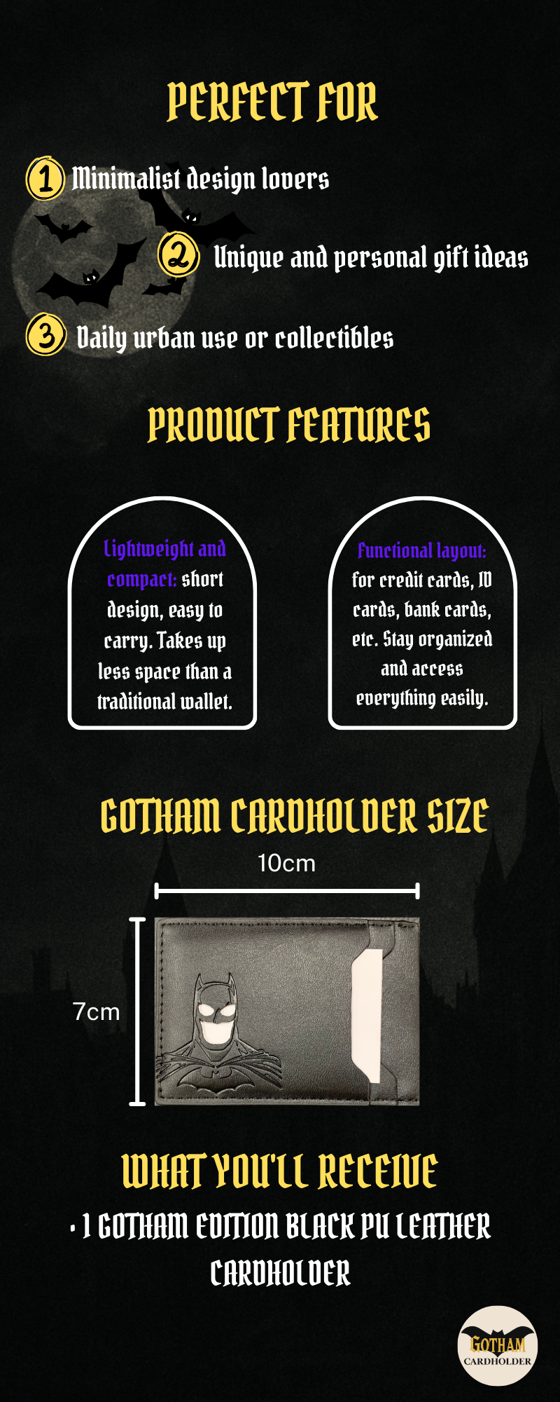 Gotham CardHolder– Minimalism with Attitude